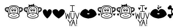 MF Dings 2 font preview